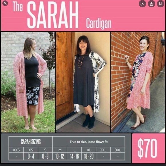 Elegant Sarah cardigan by Lularoe - Picture 4 of 4